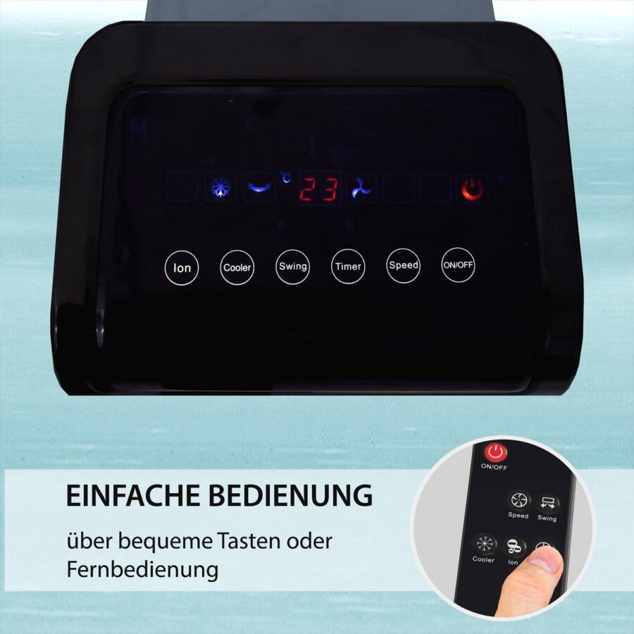 4in1 Luftkühler Soft mit Touch Panel + Fernbedienung
