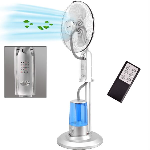 Ventilator Sigi mit Luftbefeuchter + Fernbedienung